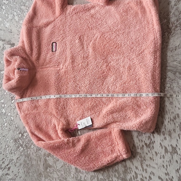 Simply Southern Peach Classic Sherpa Pullover NWT SzXL - Picture 8 of 10